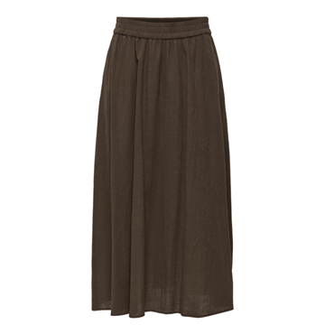 ONLY TIZANA LONG SKIRT WVN NOOS CHOCOLATE MARTINI  - 15372613